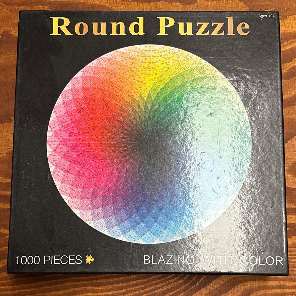 Source Unknown Round Puzzle - Vibrant Spectrum